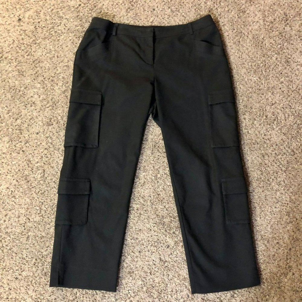St. John Black Ankle Pants